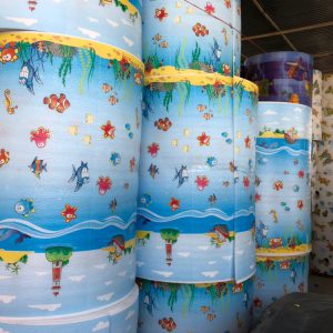 دیوارپوش مهدکودک طرح جزیره